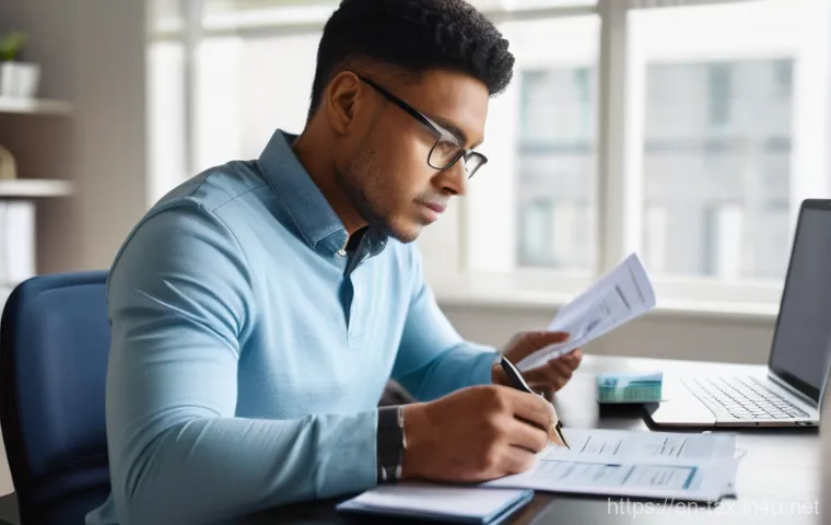 세금 환급 가능한 의료비 - **Prompt:** A diverse person (30s-40s, gender-neutral, wearing smart-casual clothing like a sweater ...